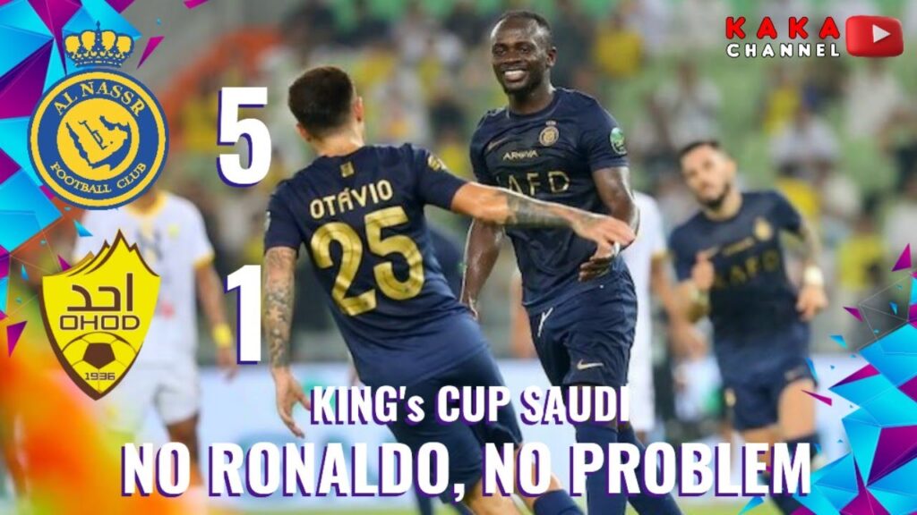 No Ronaldo No Problem 1-5, Ohod Club Vs Al Nassr ⚽ Highlights KING'S CUP Saudi 2023-2024 #ronaldo