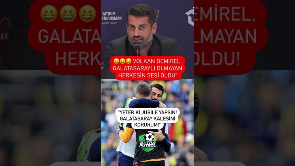 🤣Volkan Demirel, Galatasaraylı olmayan herkesin sesi oldu! "Muslera yeter ki jübilesini yapsın!"