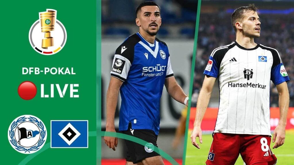 LIVE 🔴 Arminia Bielefeld vs. Hamburger SV | DFB-Pokal - Round 2