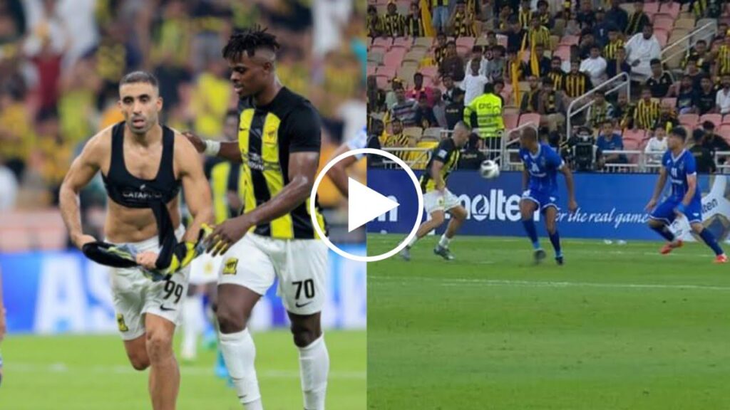 شاهدوا هدف عبد الرزاق حمد الله اليوم ضد القوة الجوية من المدرجات و ردة فعله الجنونية 😳 في أبطال اسيا