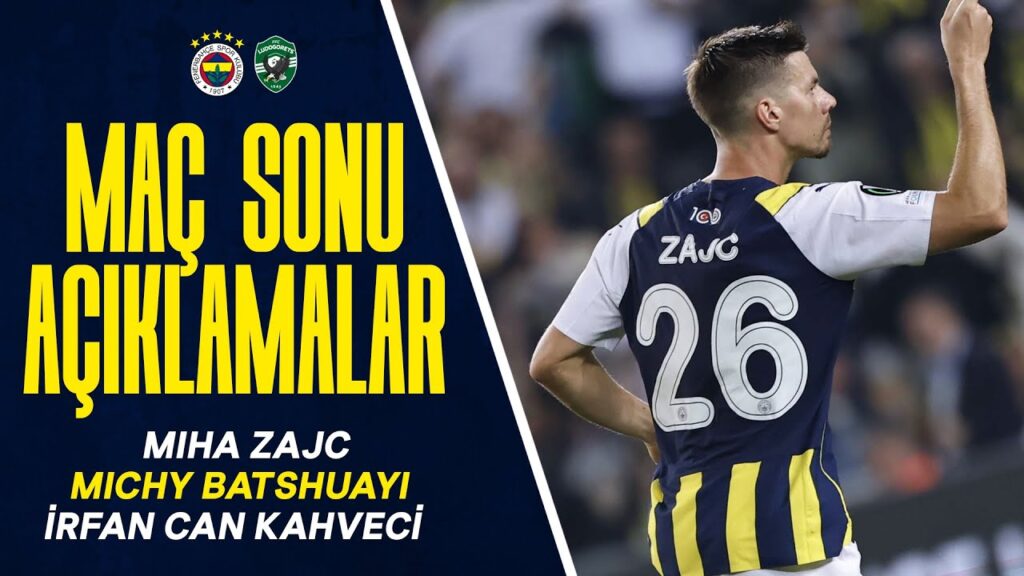 Oyuncularımız Miha Zajc, Michy Batshuayi ve İrfan Can Kahveci’nin Maç Sonu Açıklamaları Oyuncularımız Miha Zajc, Michy Batshuayi ve İrfan Can Kahveci'nin Maç Sonu Açıklamaları