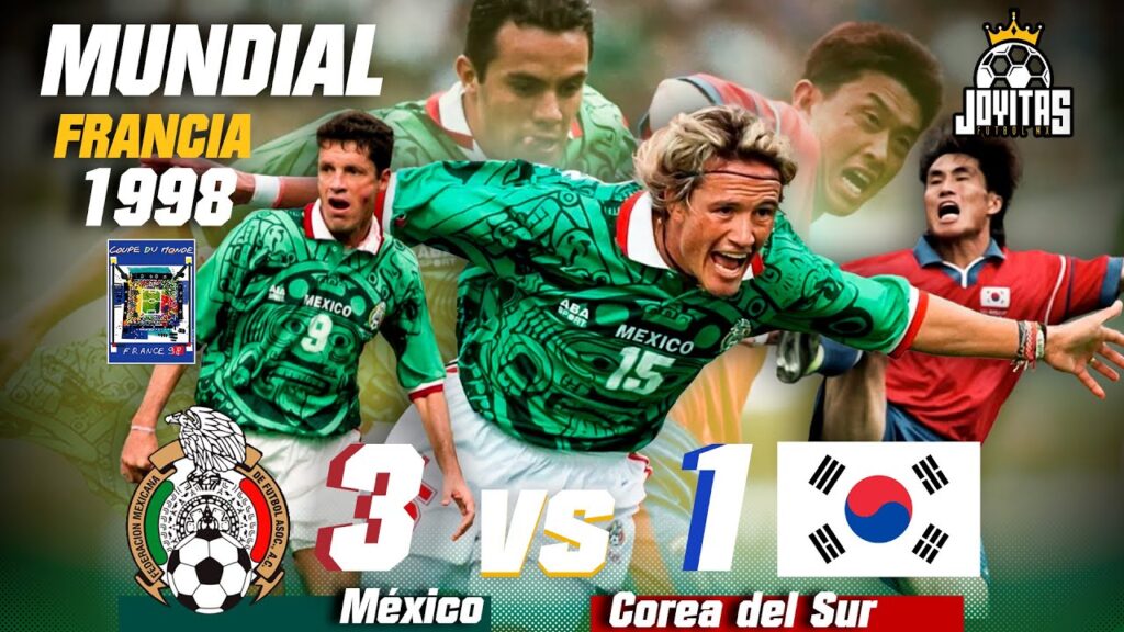 La REMONTADA de MÉXICO ante Corea del Sur en FRANCIA '98 | Narración PERRO BERMÚDEZ y Raúl Orvañanos