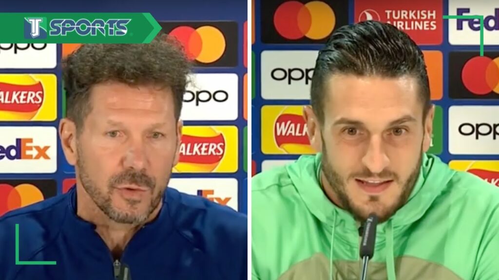 Koke y Diego Simeone HABLAN de la VISITA del Atlético de Madrid al Celtic Koke y Diego Simeone HABLAN de la VISITA del Atlético de Madrid al Celtic