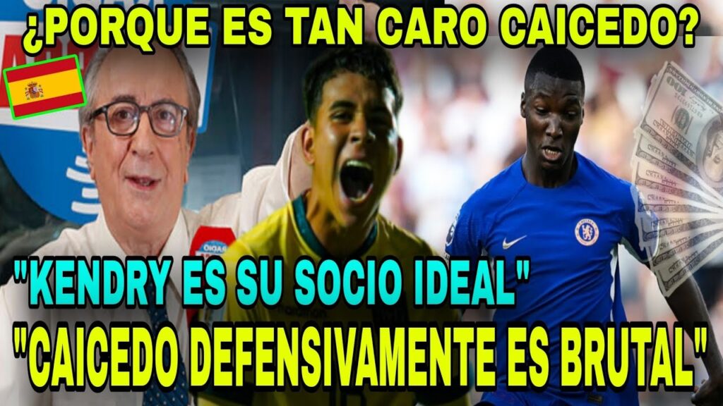 🇪🇸 Prensa ESPAÑOLA habla de MOISES CAICEDO porque ES TAN CARO? y Juega Con Otro TALENTO KENDRY PAEZ