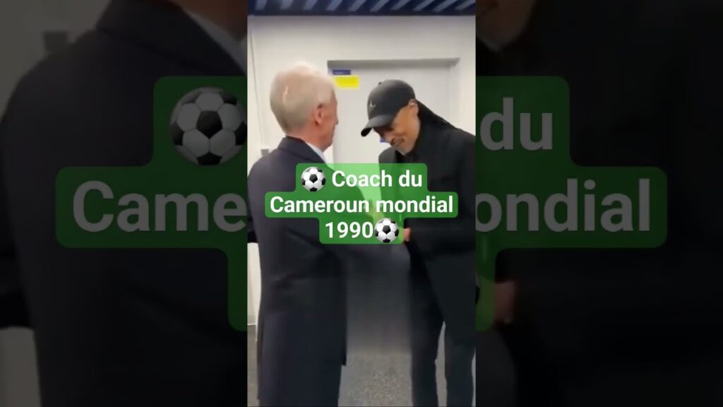 Rigobert Song et Valery Nepomnyashchy entraîneur des Lions au Mondial 90, Quart de Finale ⚽