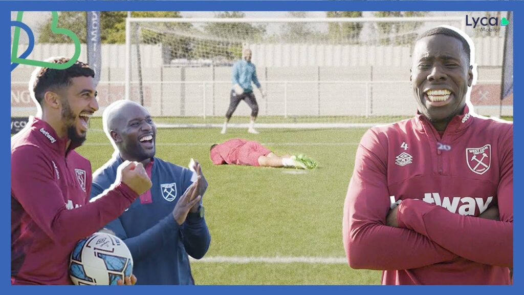 "It's Easy For Me" 🤣 | Said Benrahma v Kurt Zouma | The Lyca Mobile Penalty Challenge