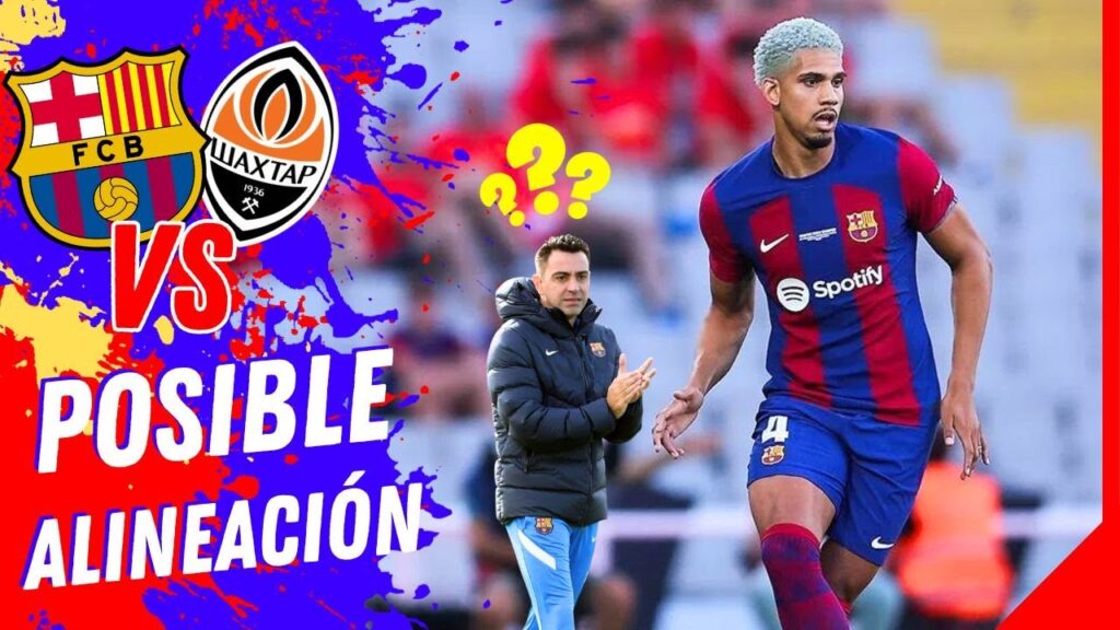 🍌 La ALINEACIÓN del Barça contra el Shakhtar - Noticias FC Barcelona
