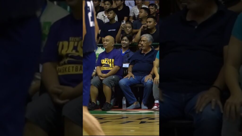 Wally, Tito Sen at Jose sa PBA game in Bacolod! #PBAGameTayoDito #rainorshineVSmeralco