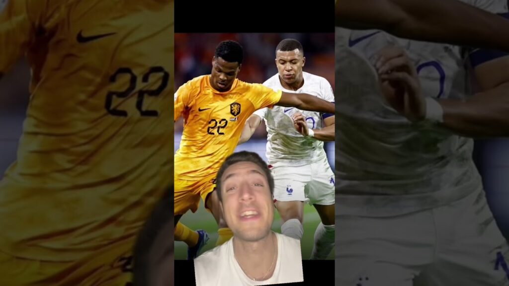 DUMFRIES SIMULA UN FALLO E MBAPPÈ LO PRENDE IN GIRO E LO IMITA 😂 #calcio #mbappe #dumfries