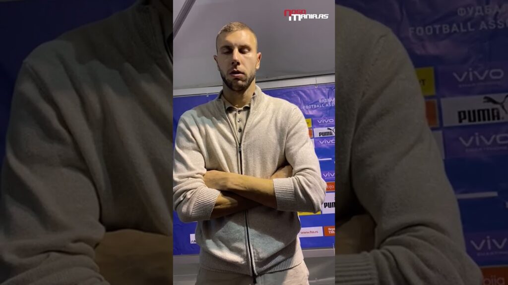 Srbija - Crna Gora 17.10.2023 Strahinja Pavlović za Nogomania.rs