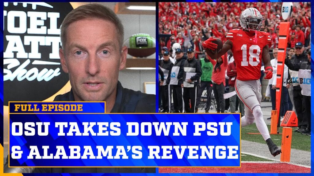 Ohio St takes down Penn St, Michigan continues to roll, Alabama storms back & Utah beats USC…again