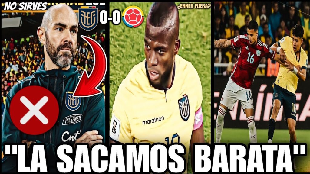 ECUADOR NO JUEGA A NADA, FÉLIX SÁNCHEZ DEBE IRSE DE LA SELECCIÓN #ecuador 0-0 #colombia