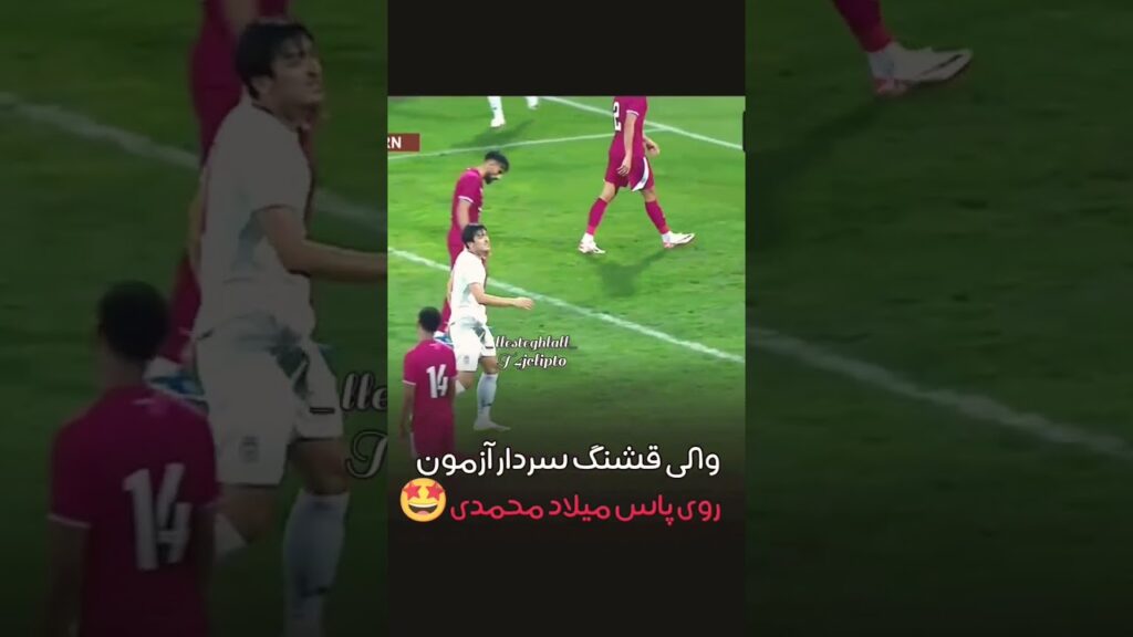 Sardar Azmoun, As Roma player, scored a goal for the Iranian National Team