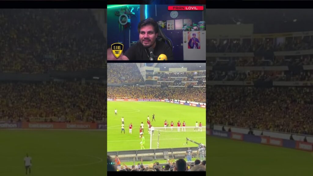 Enner valencia no dejo patear a kendry Páez.