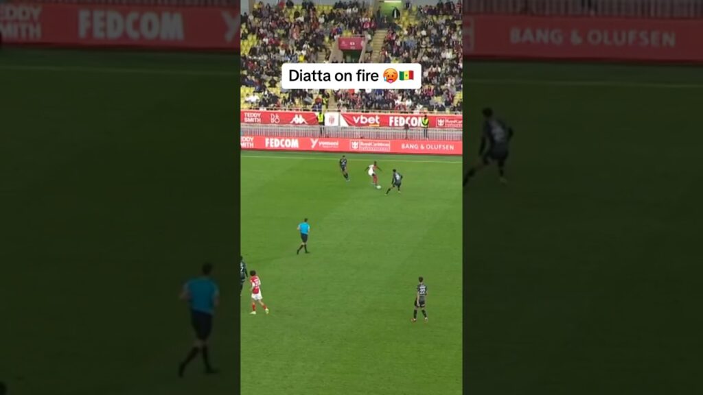 Krépin Diatta on fire 🇸🇳🔥 #asmonaco