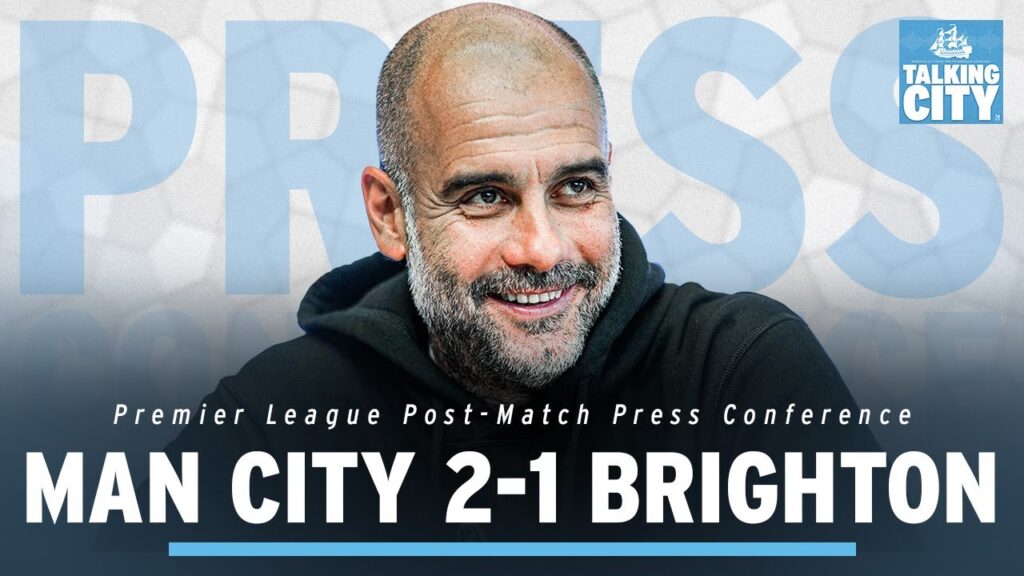 Pep PILES praise on Jeremy Doku! | Man City 2-1 Brighton press conference