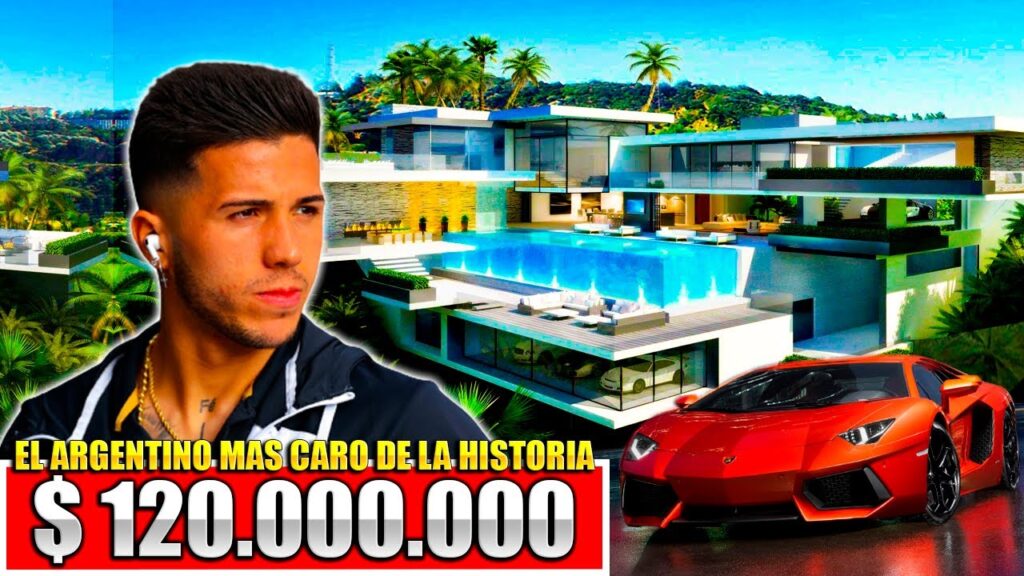 La LUJOSA VIDA de ENZO FERNANDEZ  "el GOLDEN BOY de QATAR 2022"