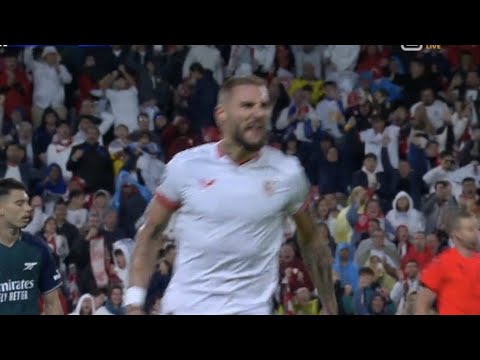 Nemanja Gudelj Goal, Sevilla vs Arsenal 1-2 | All Goals and Extended Highlights.