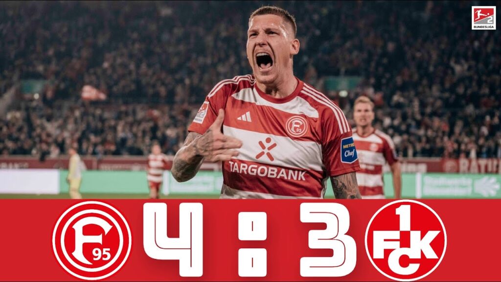 Fortuna Düsseldorf vs. 1. FC Kaiserslautern | Höhepunkte | 2. Bundesliga 2023/24