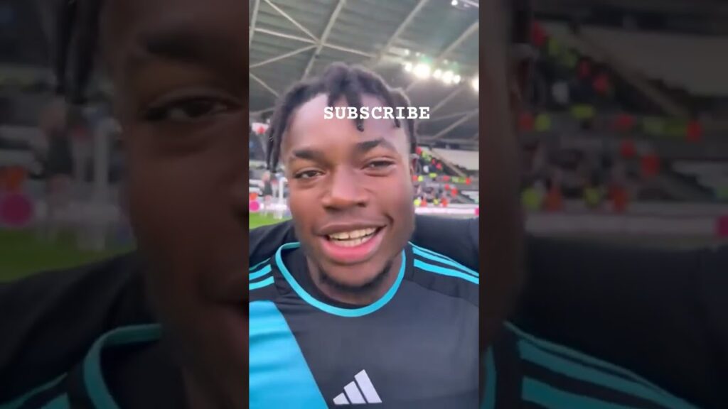 Abdul Fatawu Issahaku after his first Leceister City goal today