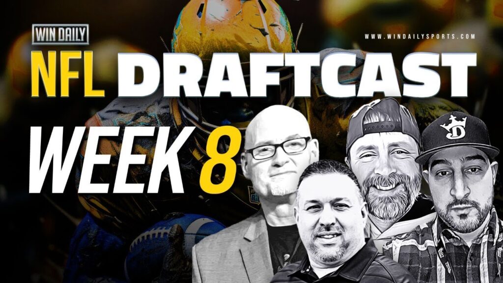 LIVE NFL Week 8 DFS Draft | VIP Guest: Bob Harris Football Diehards | FREE Lineups and Giveaways