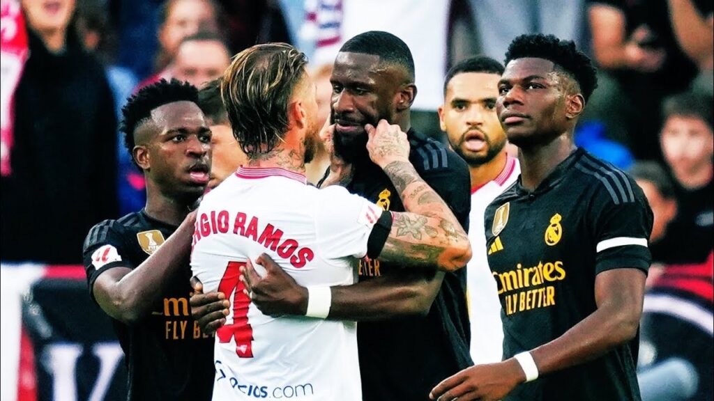 David Alaba own Goal with deflection | Cross by Marcos Acuña Sevilla vs Real Madrid LaLiga 2023