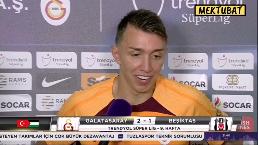 Galatasaray - Beşiktaş | Fernando MUSLERA'nın Maç Sonu Açıklaması | 21-10-2023