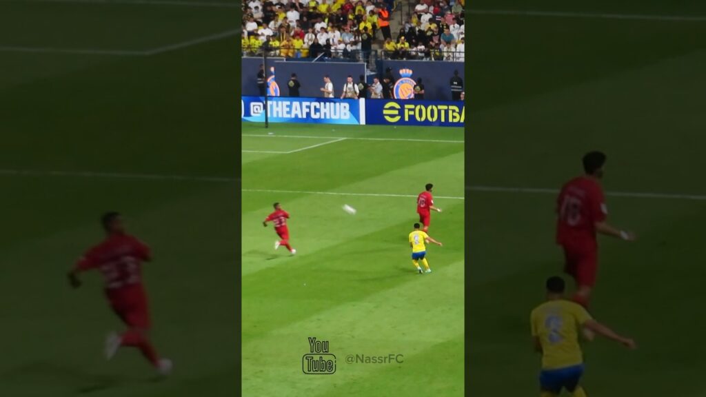 اسيست سلطان الغنام وهدف كرستيانو الرابع #النصر_الدحيل #النصر