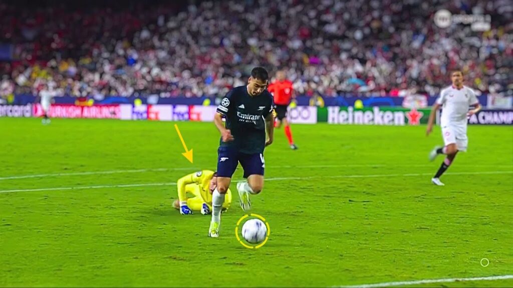 Gabriel Martinelli vs Sevilla!