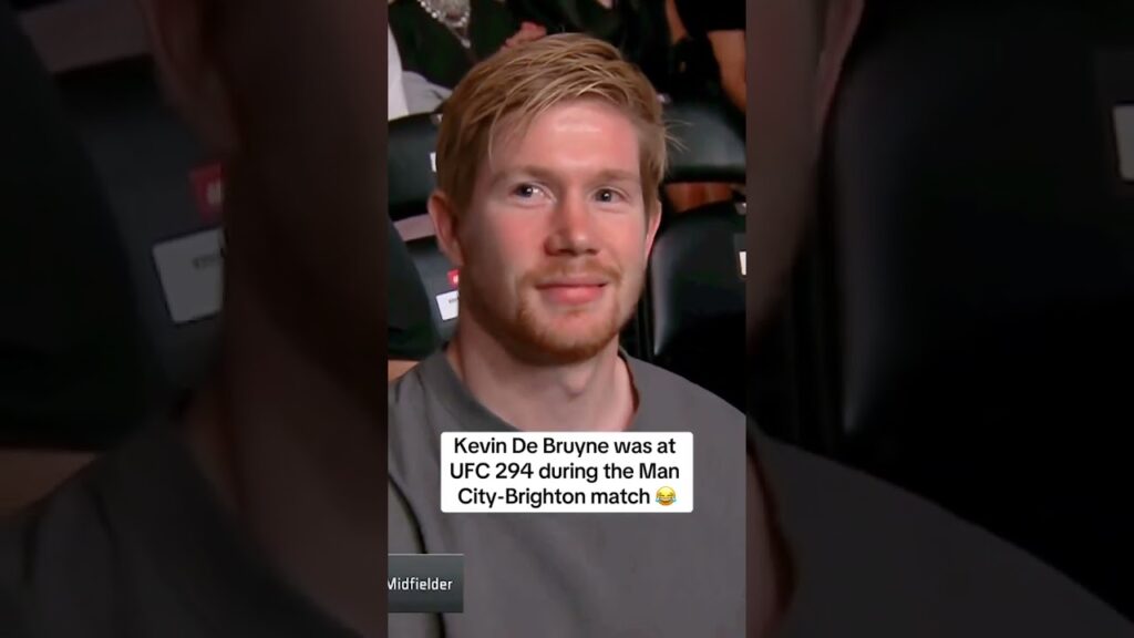 Kevin De Bruyne at UFC 294 👀  #shorts