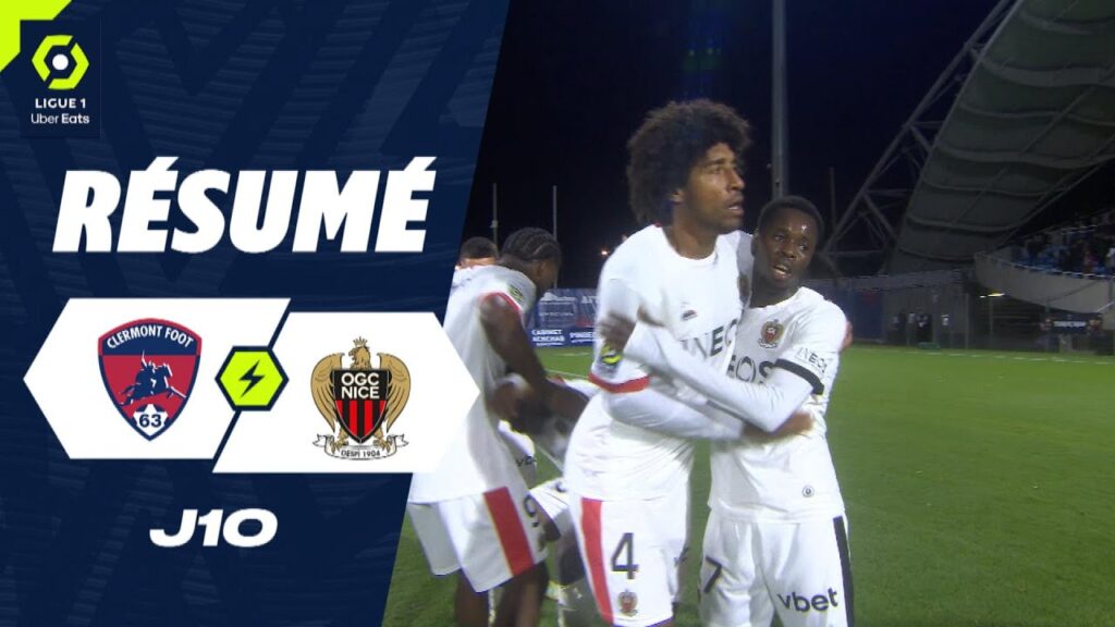 CLERMONT FOOT 63 – OGC NICE (0 – 1) – Résumé – (CF63 – OGCN) / 2023-2024 CLERMONT FOOT 63 - OGC NICE (0 - 1) - Résumé - (CF63 - OGCN) / 2023-2024