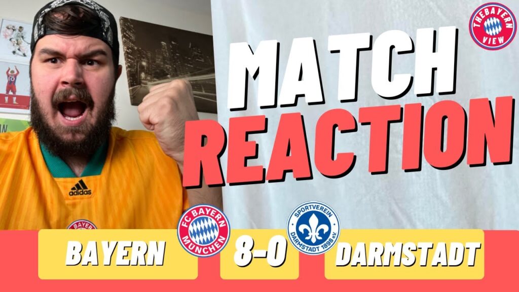 HARRY KANE SCORES HALFWAY LINE GOAL!! - Bayern Munich 8-0 Darmstadt - Match Reaction