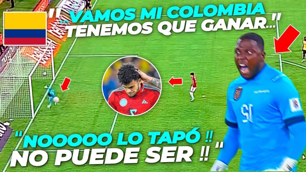 Relato Colombiano del PENAL ATAJADO de MOISÉS RAMÍREZ a LUIS DÍAZ!!