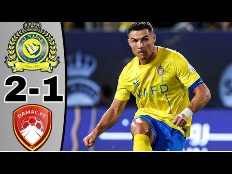 Al NASSR Vs Al DAMAC.Ronaldo free kick Goal.@AthletesClub7