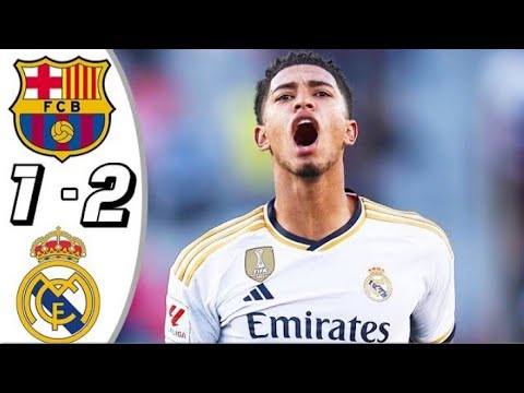 Barcelona vs Real Madrid 1-2 - All Goals & Highlights | Bellingham on fire 🔥
