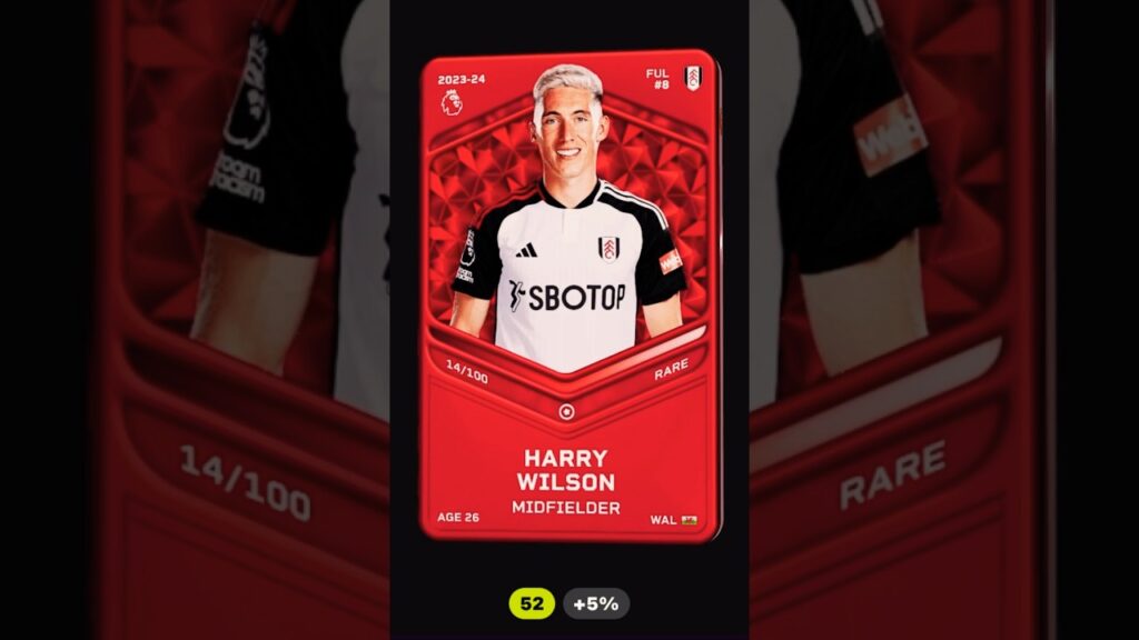 Sorare Card Football Harry Wilson #premierleague #soraredata #nft