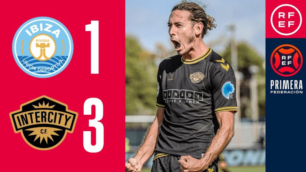 Resumen #PrimeraFederación | UD Ibiza 1-3 CF Intercity | Jornada 10, Grupo 2