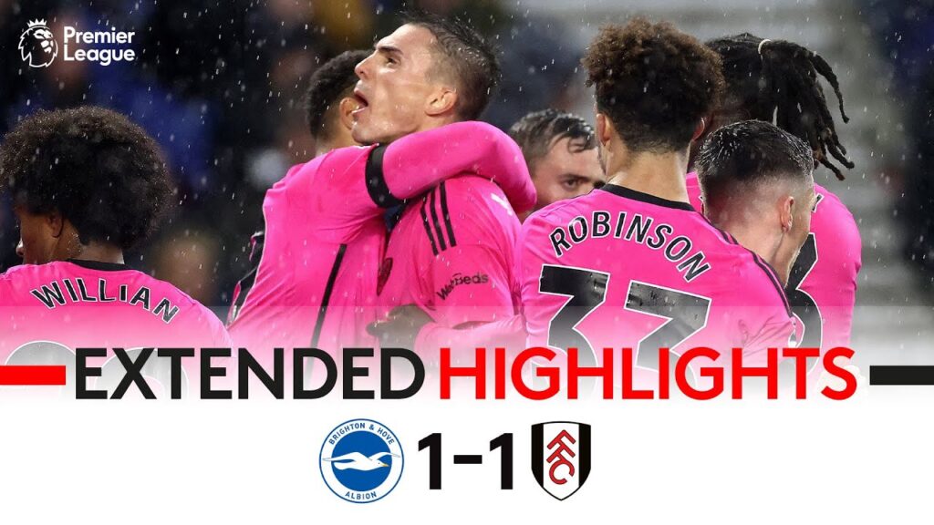 EXTENDED HIGHLIGHTS | Brighton 1-1 Fulham | Palhinha Strike Earns Point! 🚀