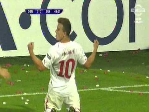 Danmark 0-1 Schweiz EURO U21 (Xherdan Shaqiri)