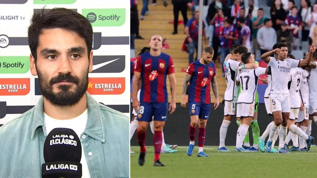 Ilkay Gundogan is FRUSTRATED with his Barcelona teammates after losing to Real Madrid in El Clasico