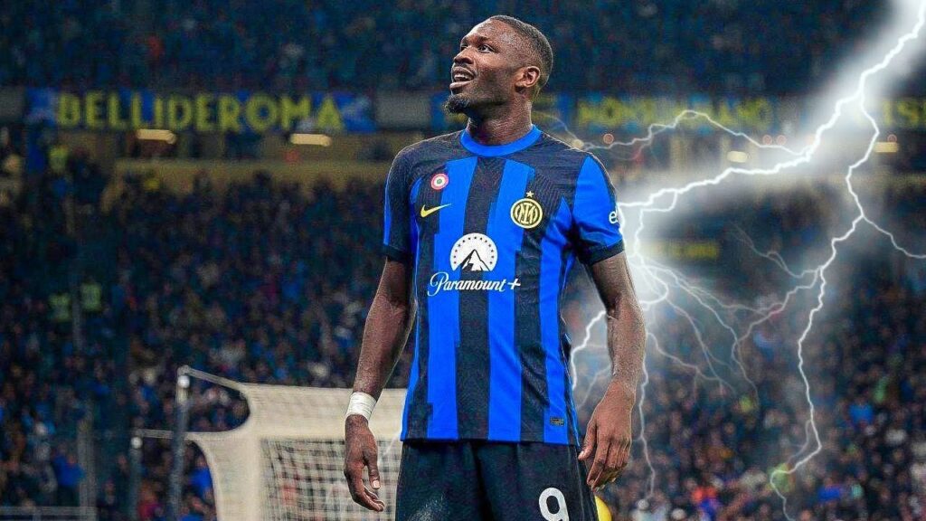 𝐋𝐎𝐎𝐊 𝐖𝐇𝐀𝐓 Marcus Thuram is doing at Inter! 👀