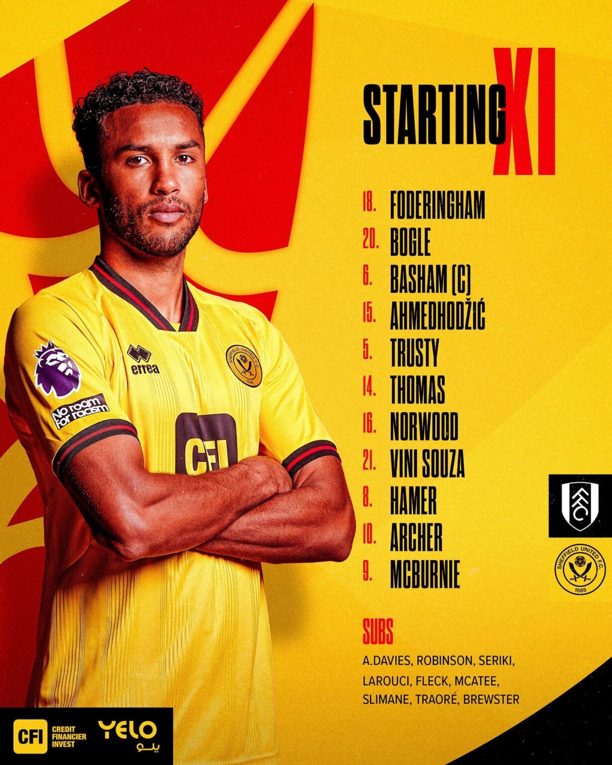 Today’s lineup: Basham replaces injured Egan and Trusty gets his first start of the season