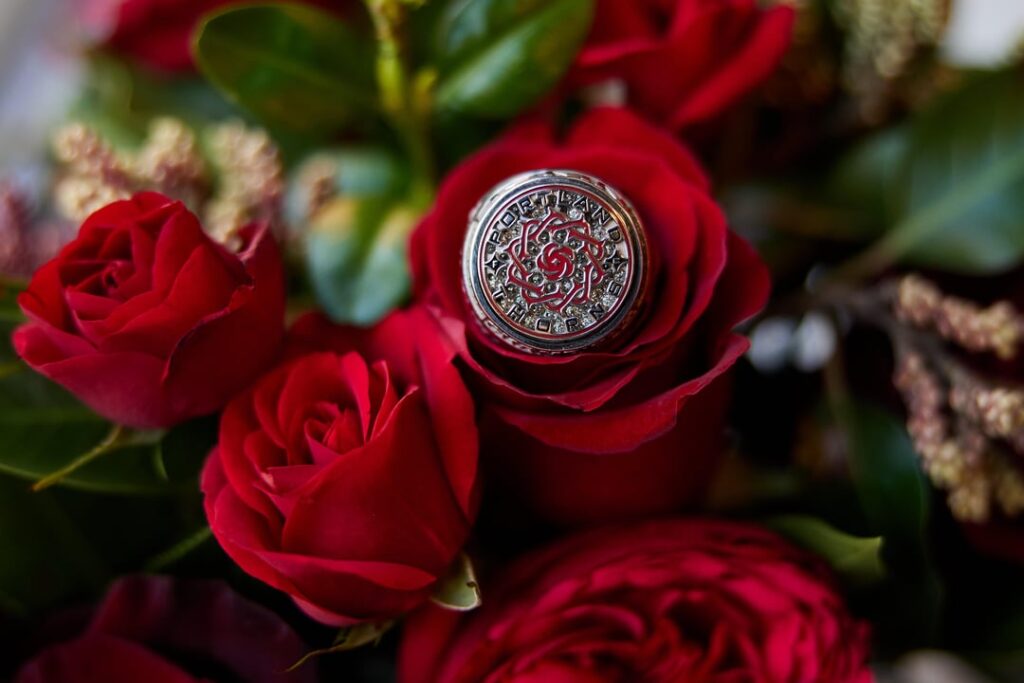 The #nwsl championship ring that was designed for @thornsfc win over Kansas City Current in the NWSL Finals 2022.