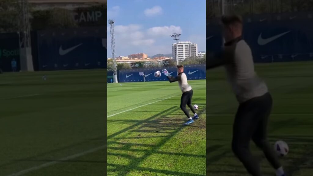 Marc-André ter Stegen ⚽️🧤🔥 #shorts