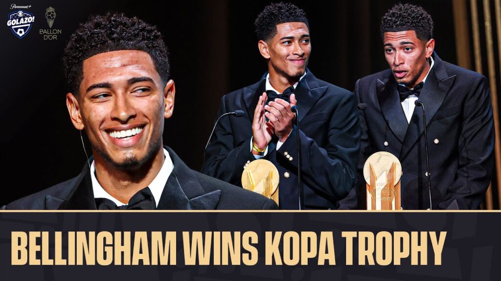 Jude Bellingham wins the 2023 Kopa Trophy! 🏆