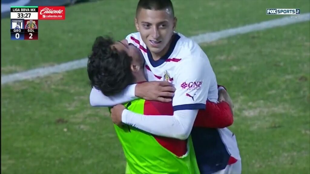 Gol de Roberto Alvarado | Querétaro 0-2 Chivas | Liga BBVA MX | Apertura 2023 -  Jornada 15
