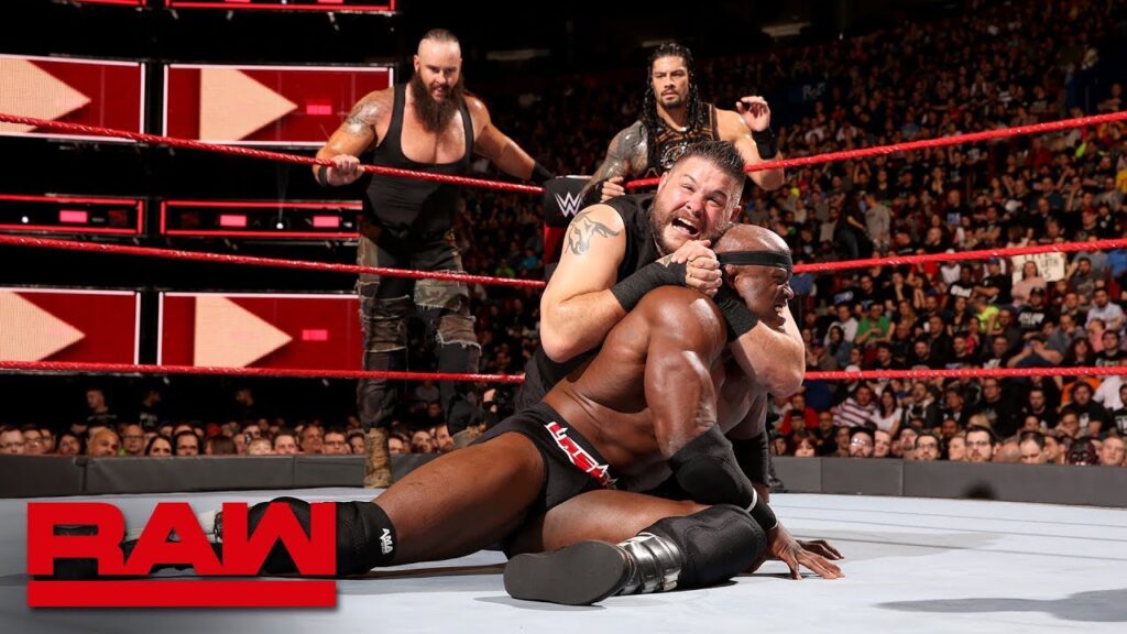 Reigns, Strowman & Lashley vs. Mahal, Owens & Zayn: Raw, April 30, 2018 Reigns, Strowman & Lashley vs. Mahal, Owens & Zayn: Raw, April 30, 2018
