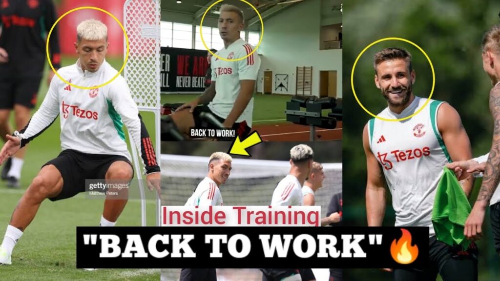 {Video} 🔥 Man United Training Today!  ✅ Lisandro Martinez, Luke Shaw are back! 🎯Man United announced