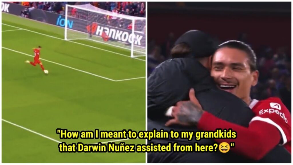 The reactions of Jurgen Klopp and all the lads to Nunez after his open goal miss 😂❤👏