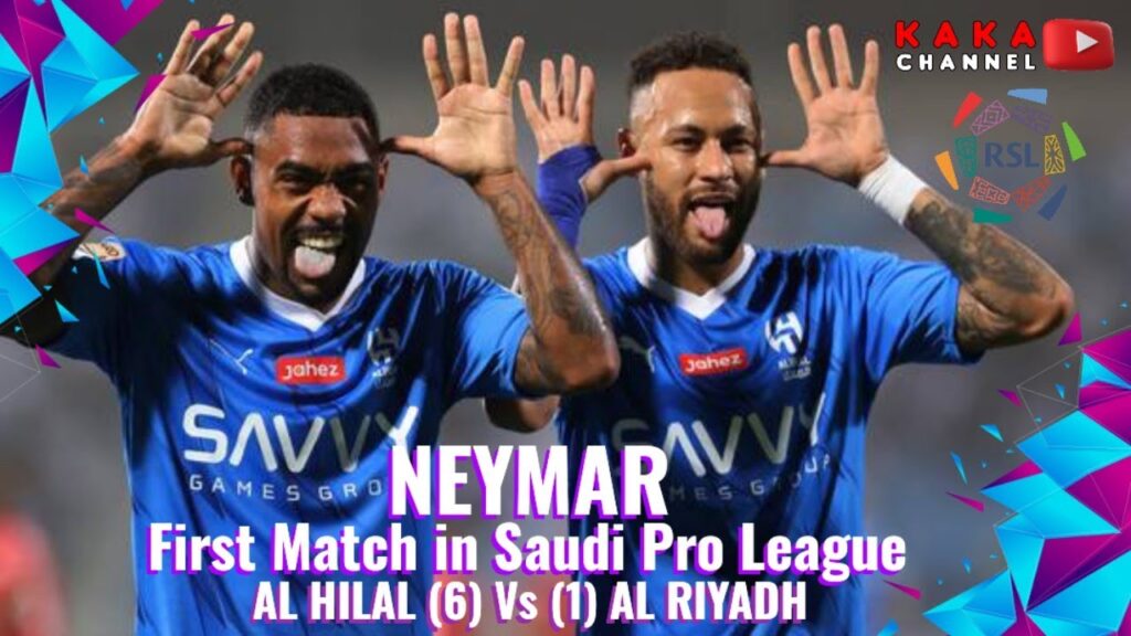NEYMAR Debut Liga Arab 🔥 Al Hilal Vs Al Riyadh All Goals & Highlights Saudi Pro League 2023 #neymar